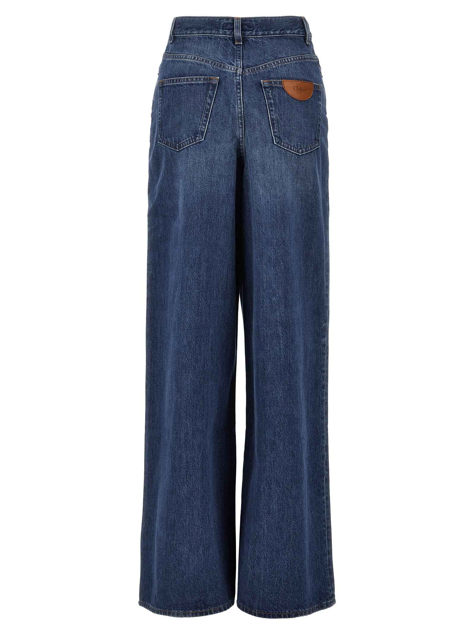 Chloé Blue Cotton Jeans Denim