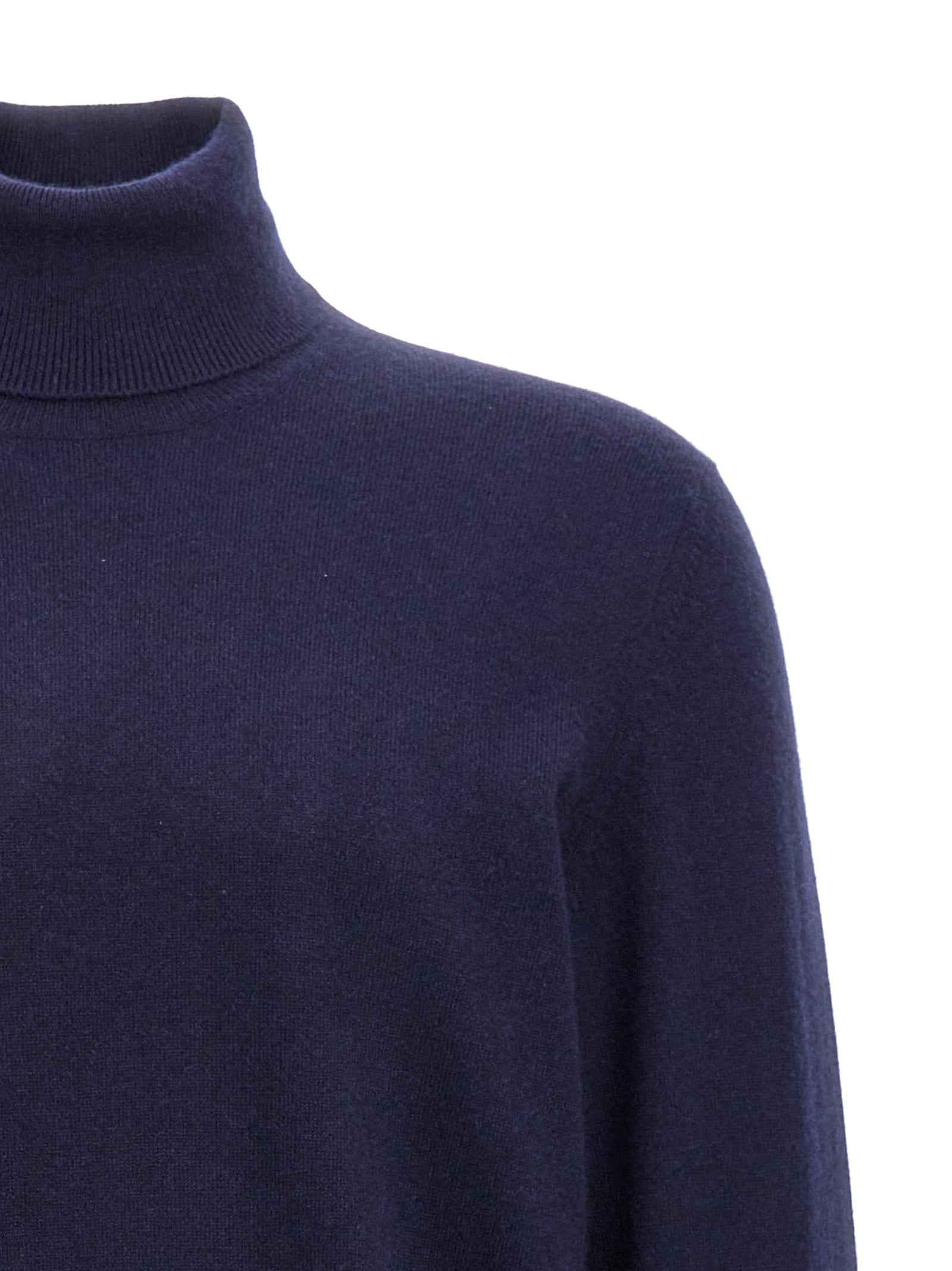 Brunello Cucinelli Blue Cashmere Cardigan