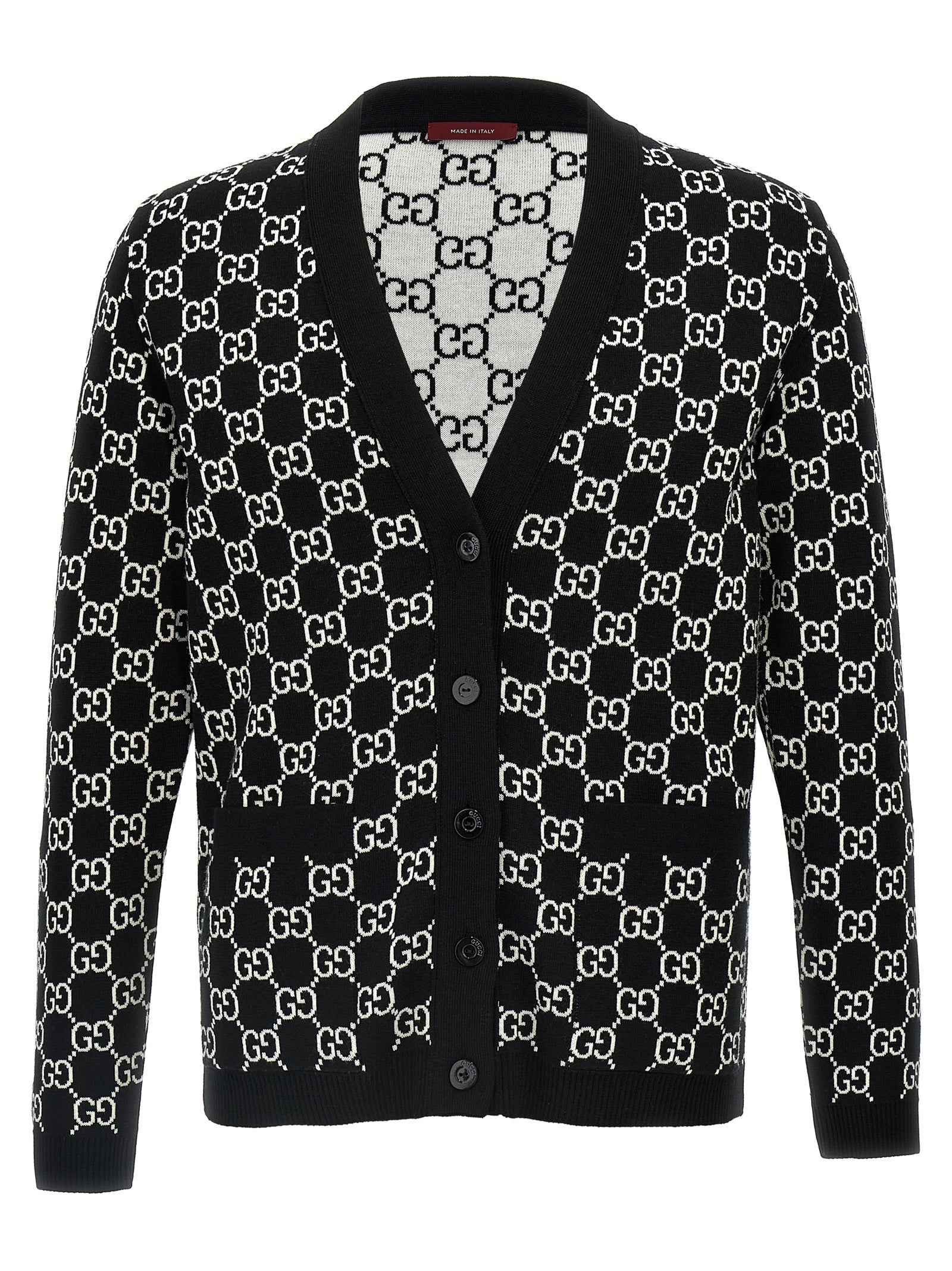 Gucci Bicolor Wool Cardigan