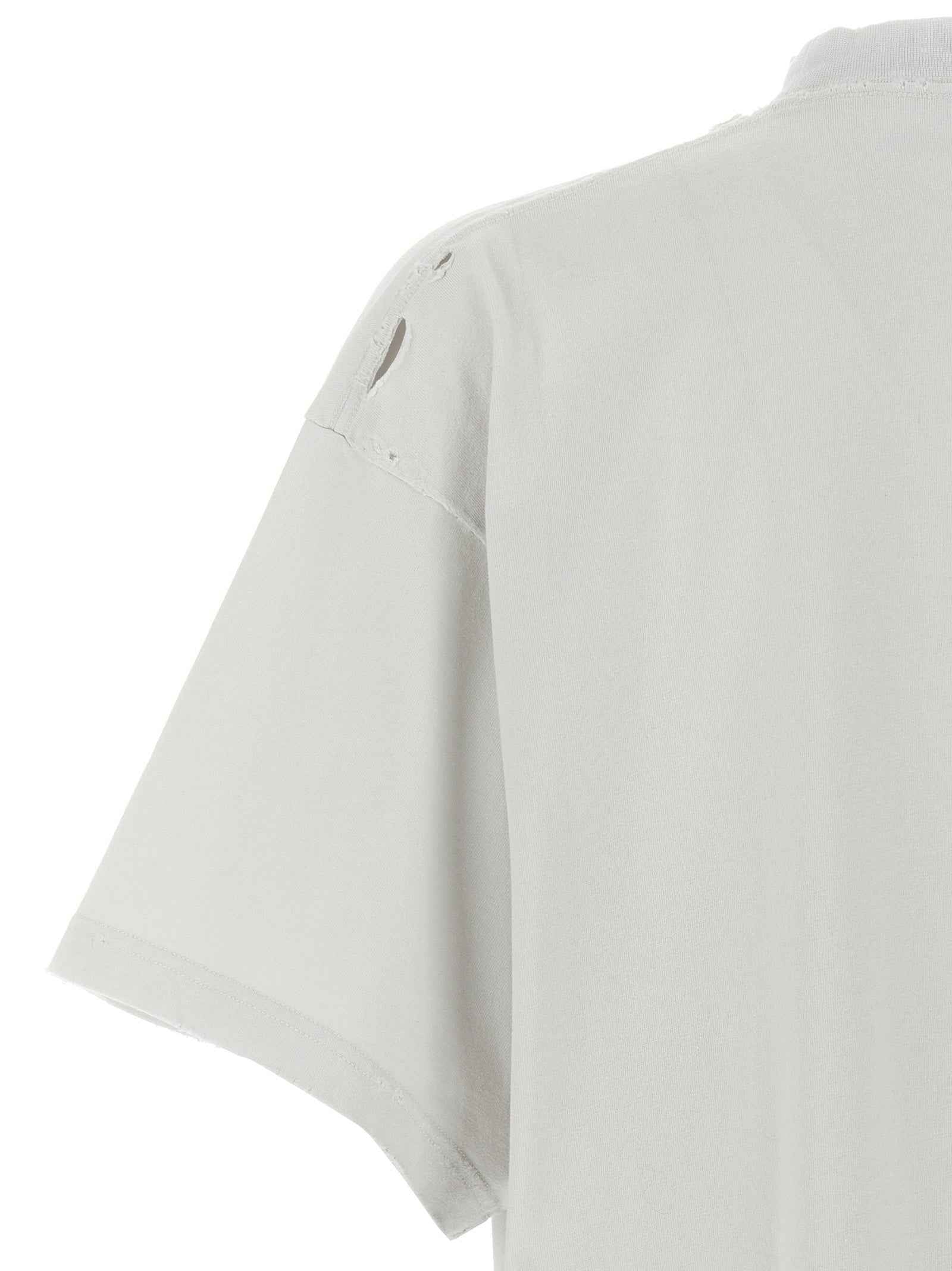 Balenciaga White Cotton T-Shirt