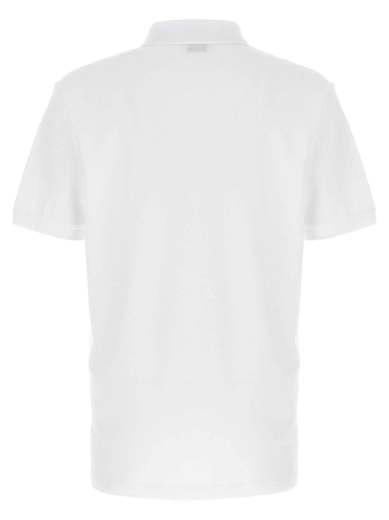 Moschino White Cotton Polo Shirt