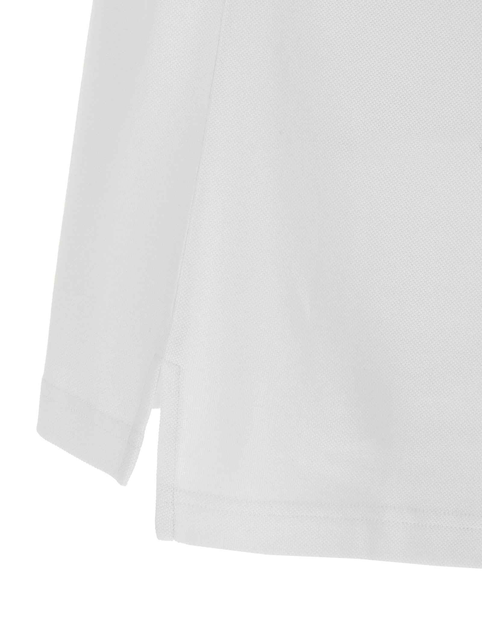 Moschino White Cotton Polo Shirt