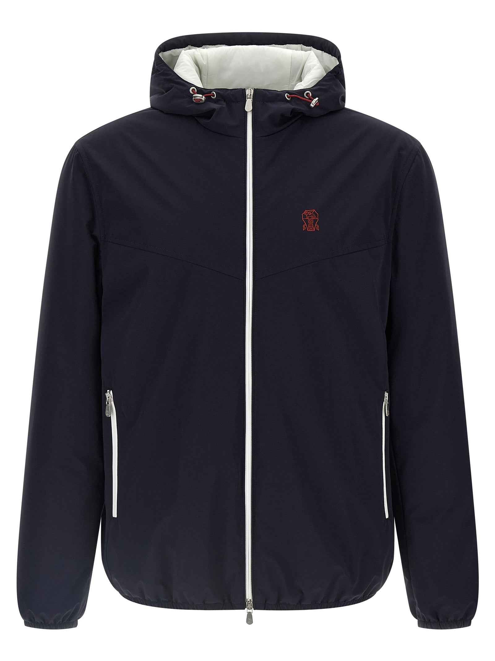 Brunello Cucinelli Blue Polyamide Shell Jacket