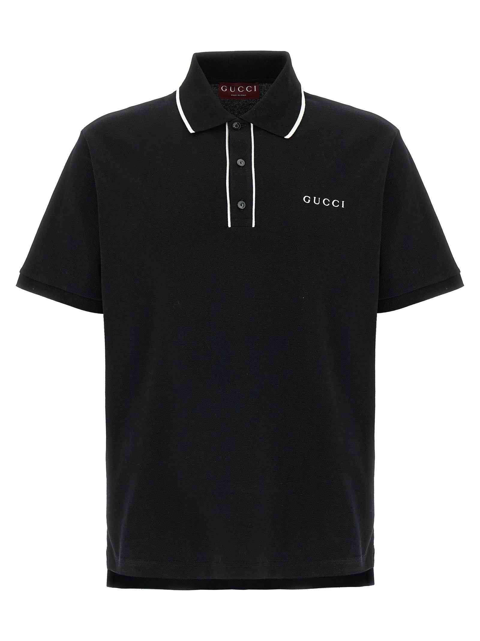 Gucci Bicolor Cotton Polo Shirt
