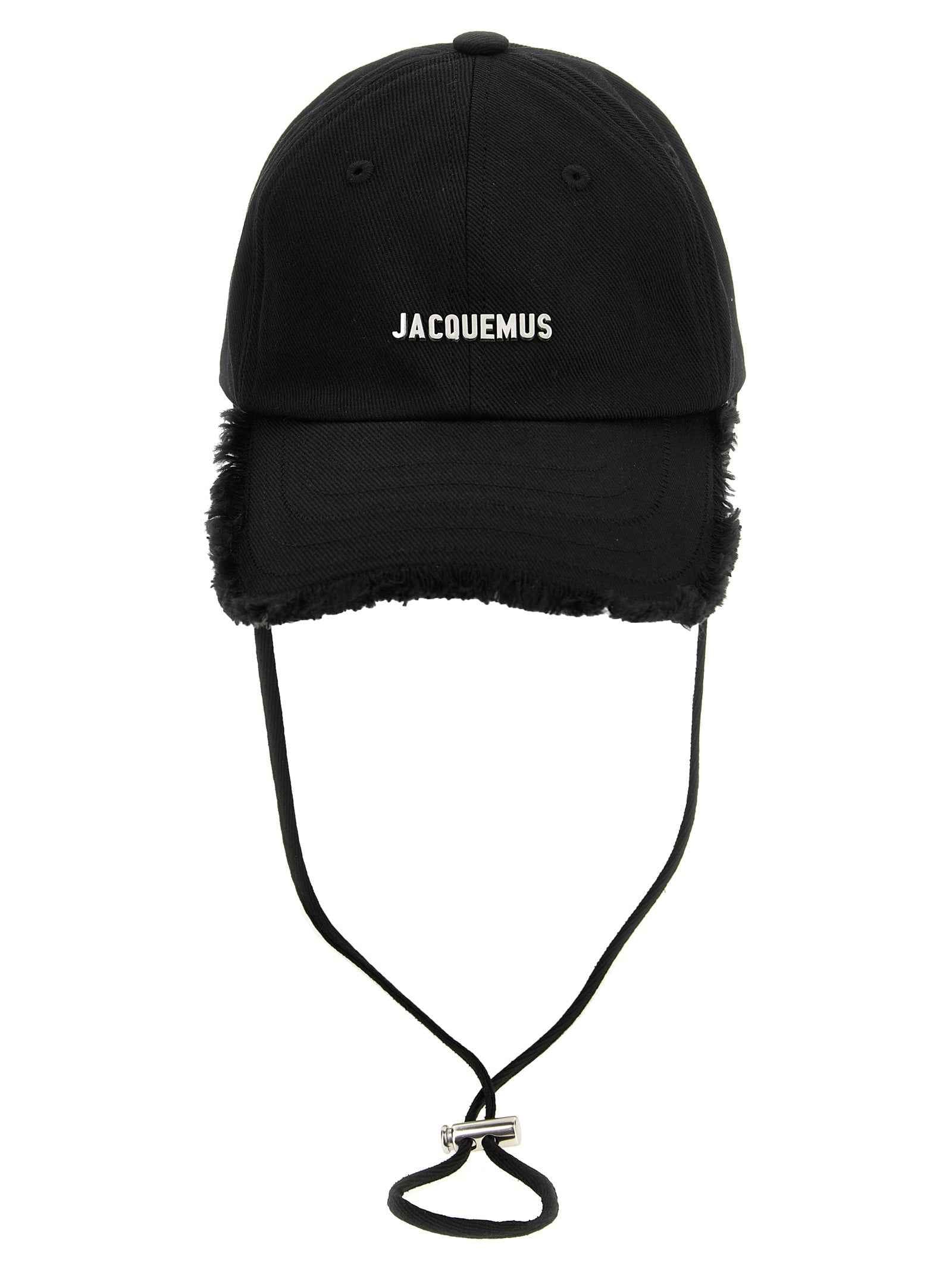 Jacquemus Black Cotton Cap (Baseball Hat)