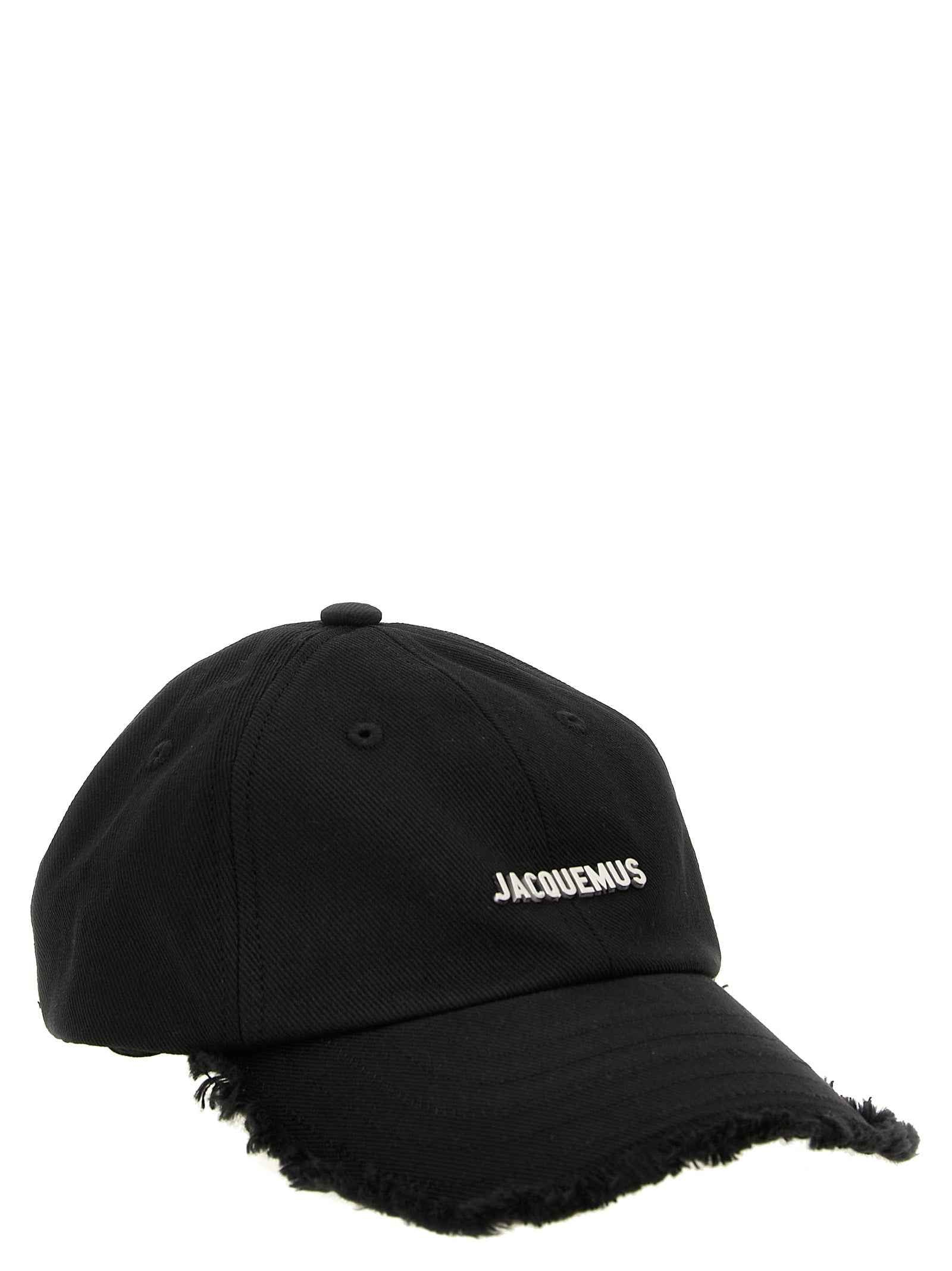 Jacquemus Black Cotton Cap (Baseball Hat)