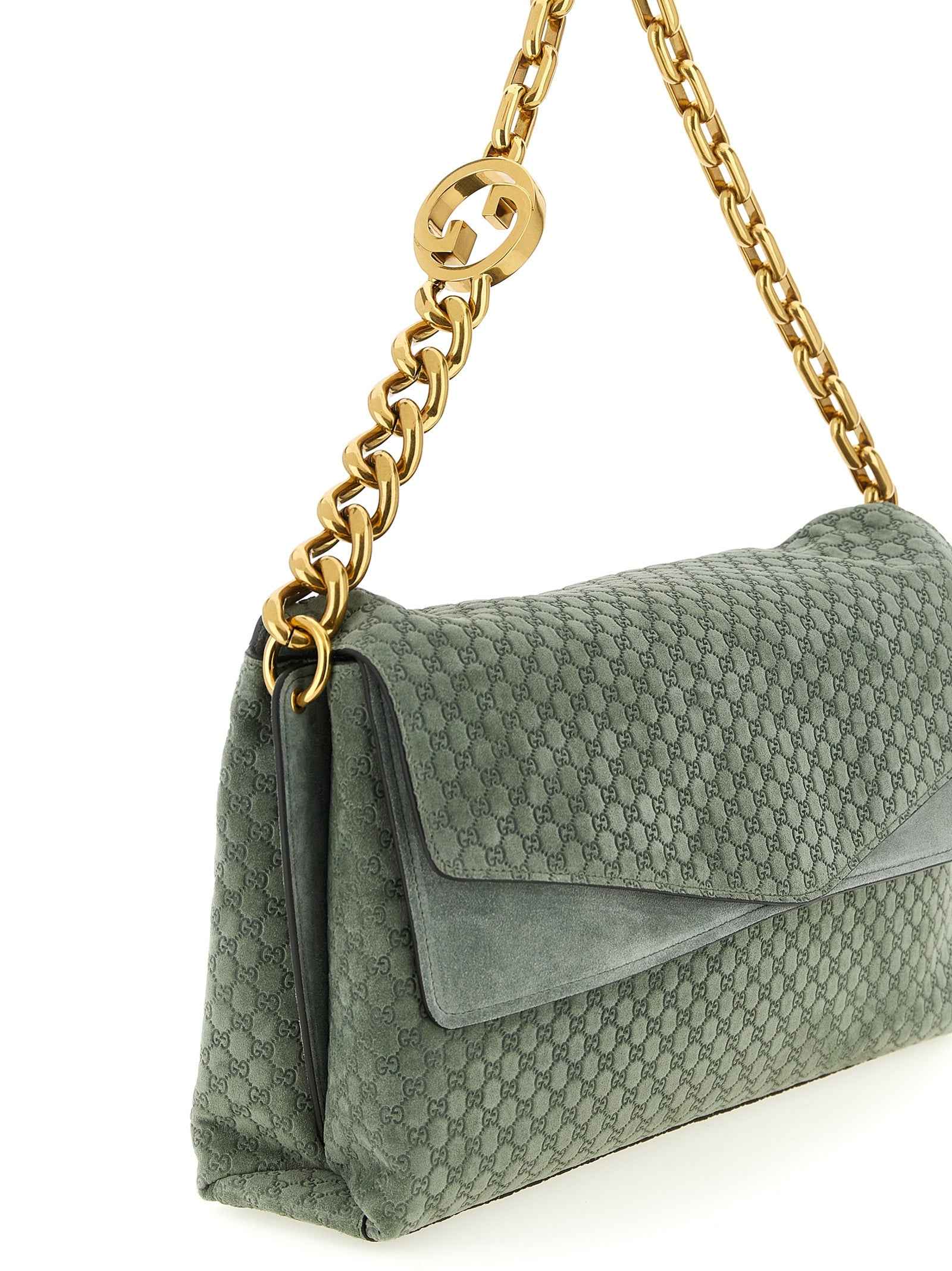 Gucci Bicolor Calfskin Shoulder Bag