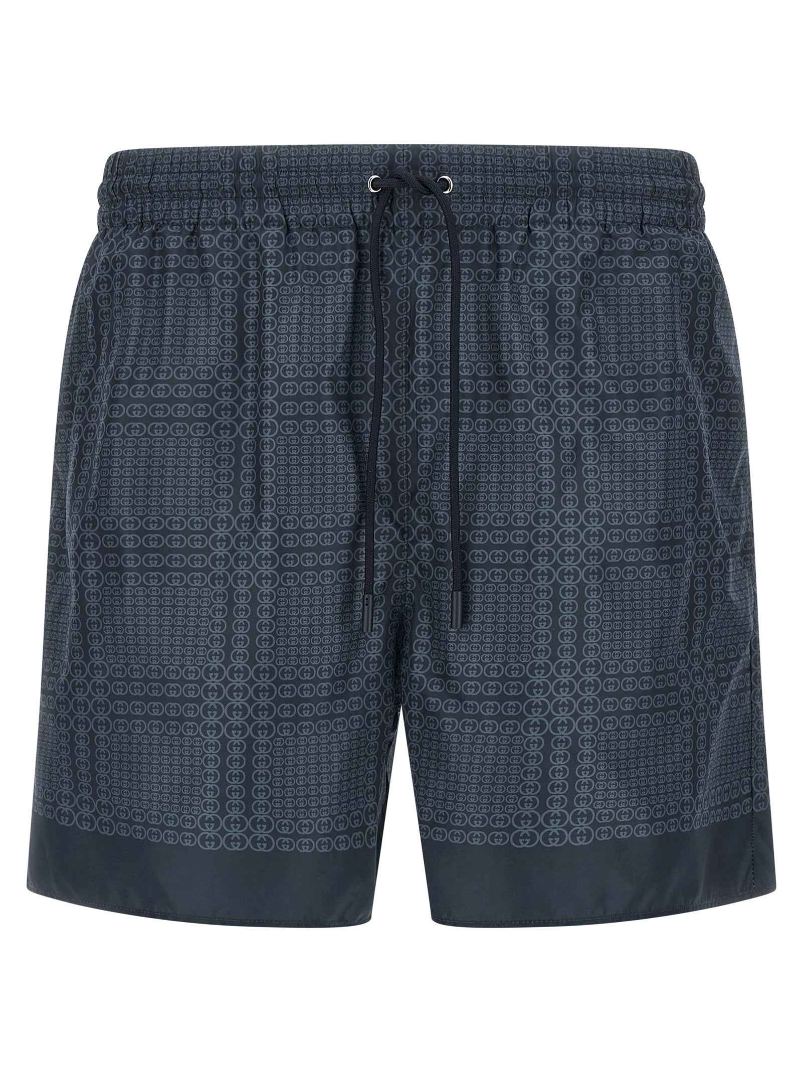 Gucci Blue Polyester Swim Shorts