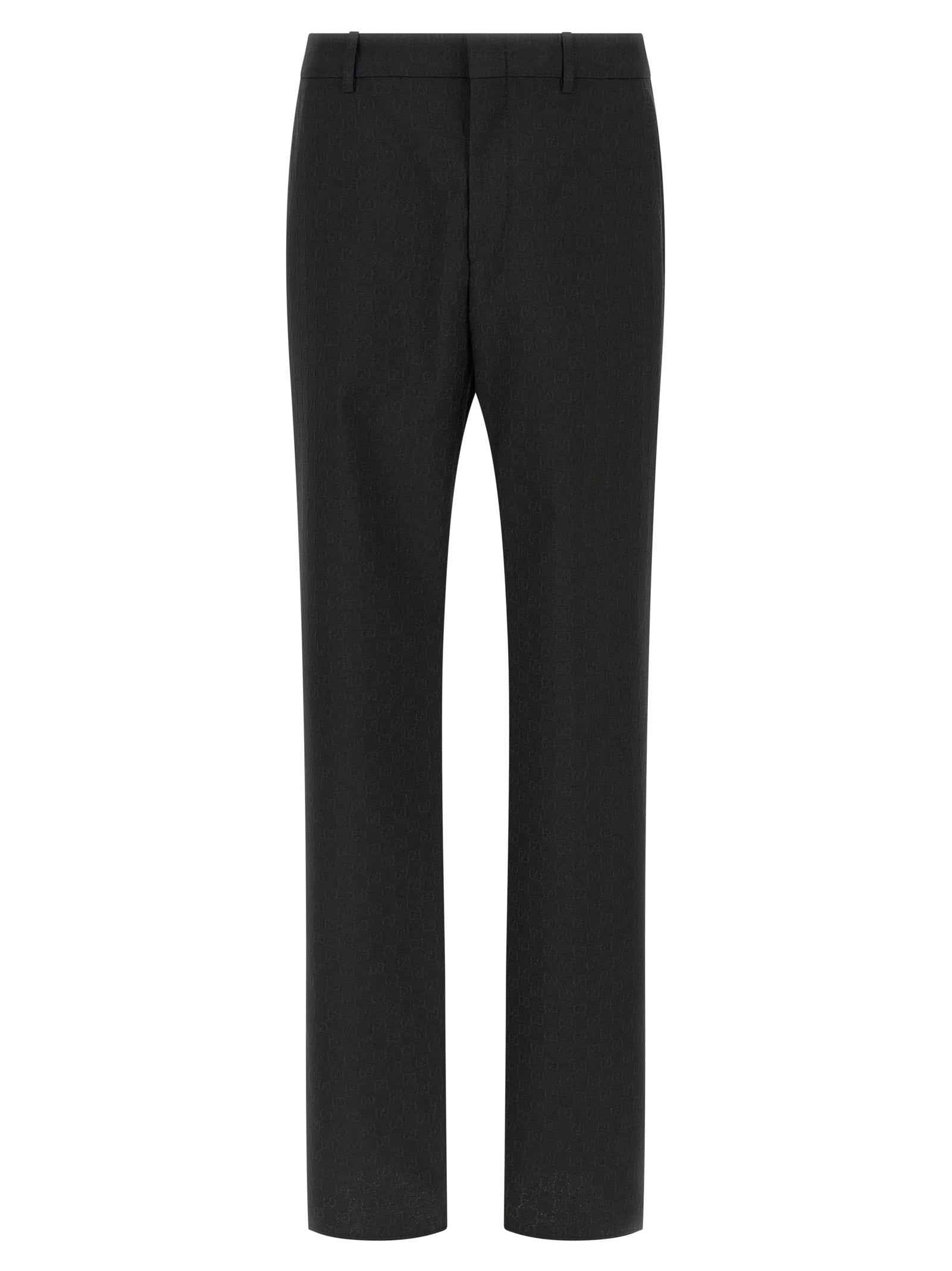 Gucci Black Polyester Dress Pants