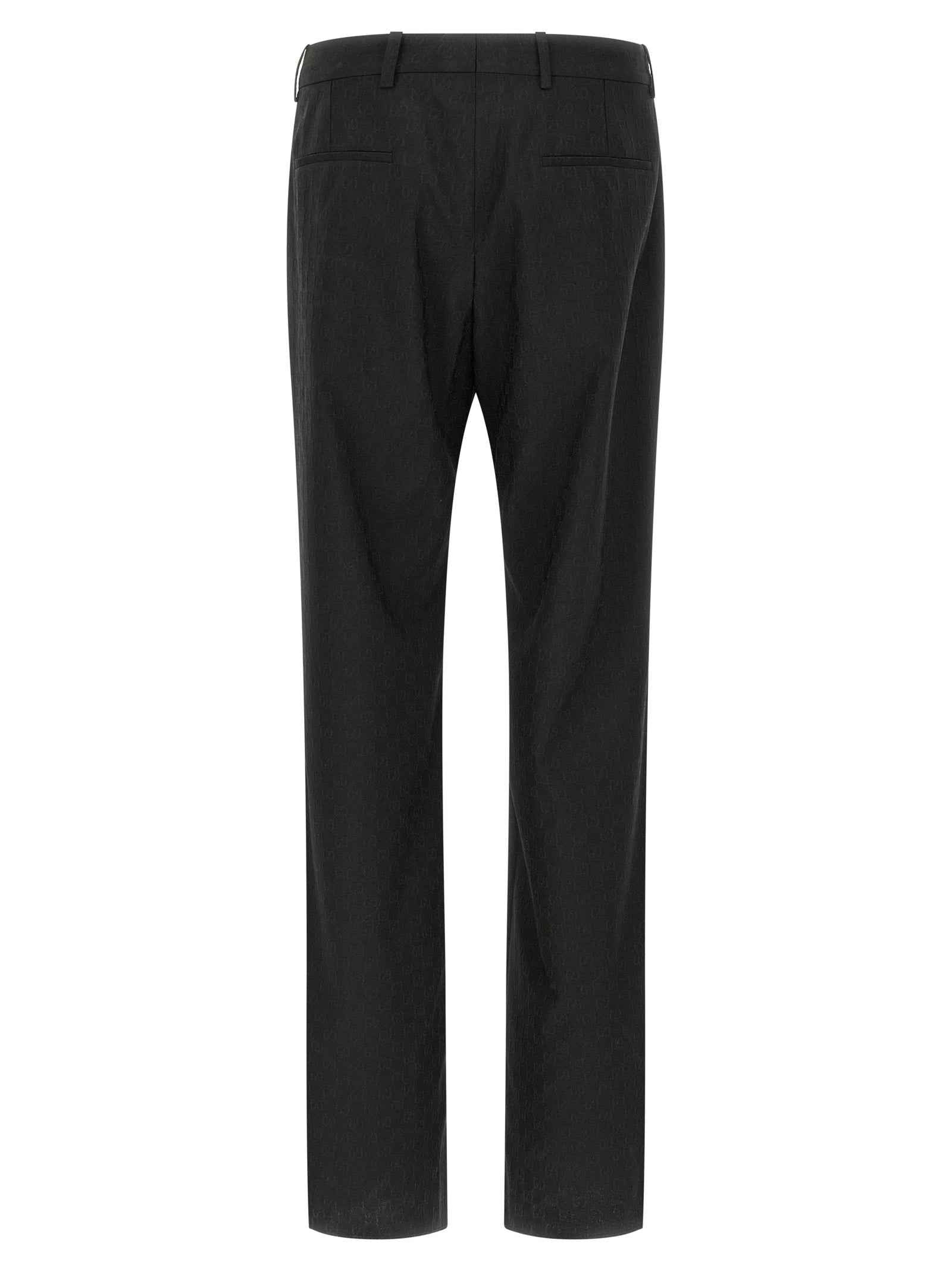 Gucci Black Polyester Dress Pants