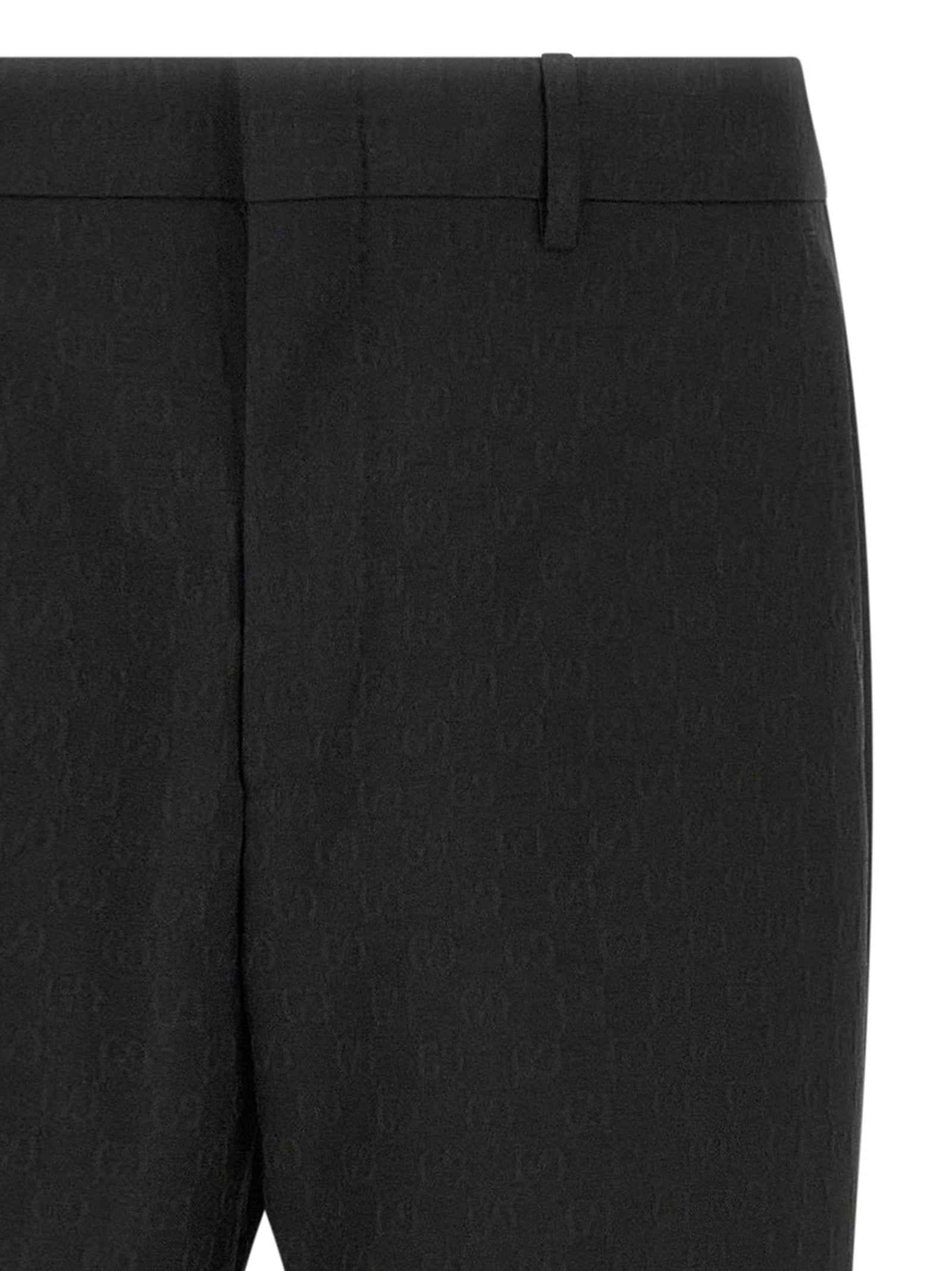 Gucci Black Polyester Dress Pants