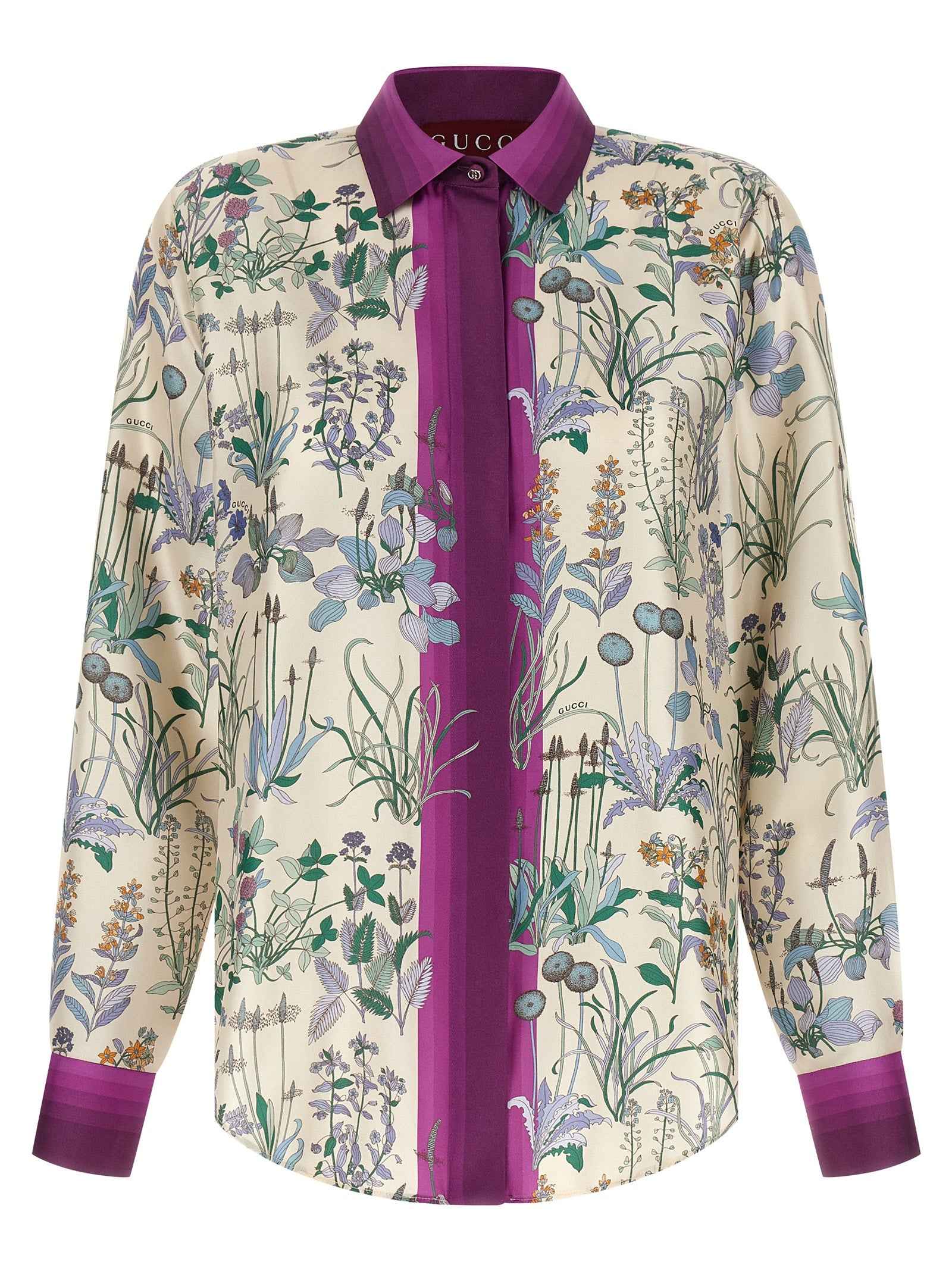 Gucci Multicolor Silk Blouse
