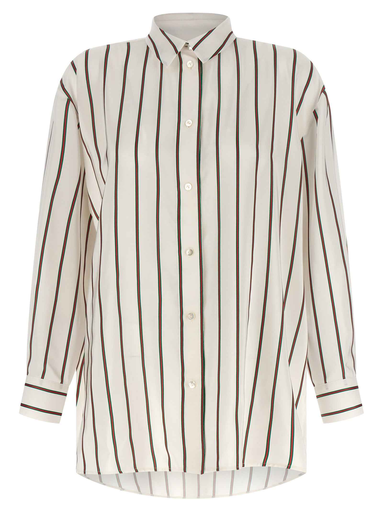 Gucci White Silk Blouse