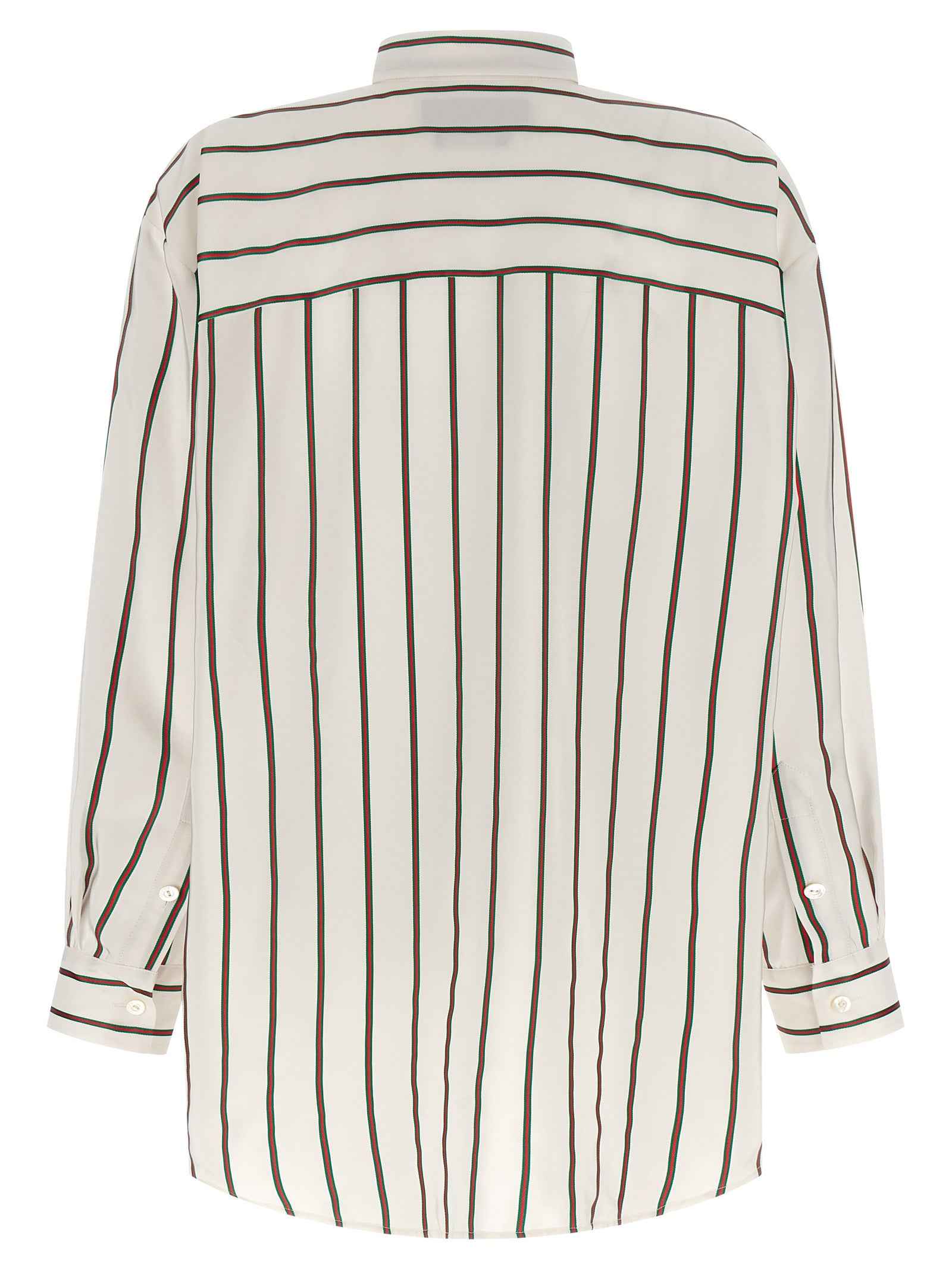 Gucci White Silk Blouse