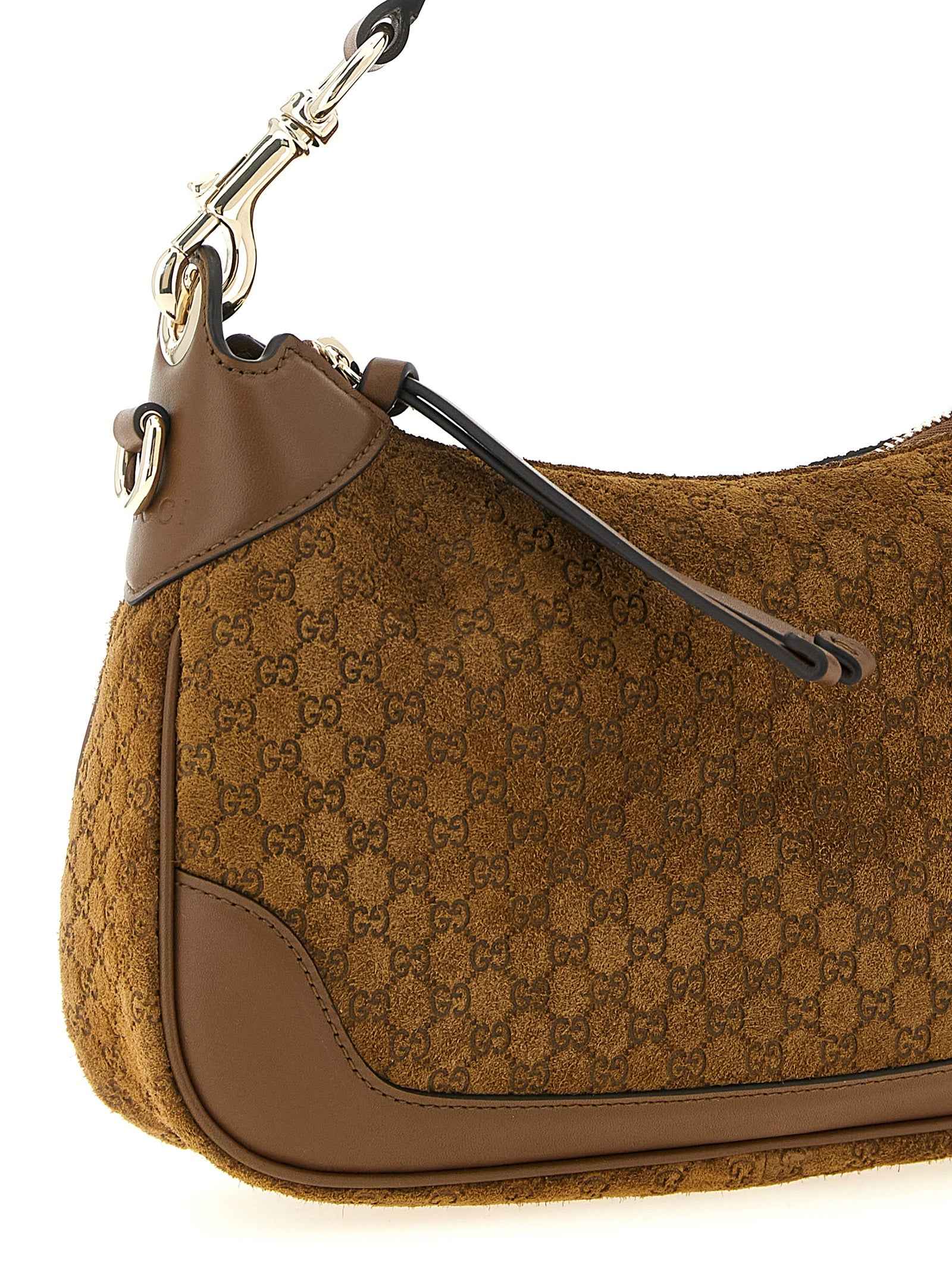 Gucci Brown Calfskin Shoulder Bag