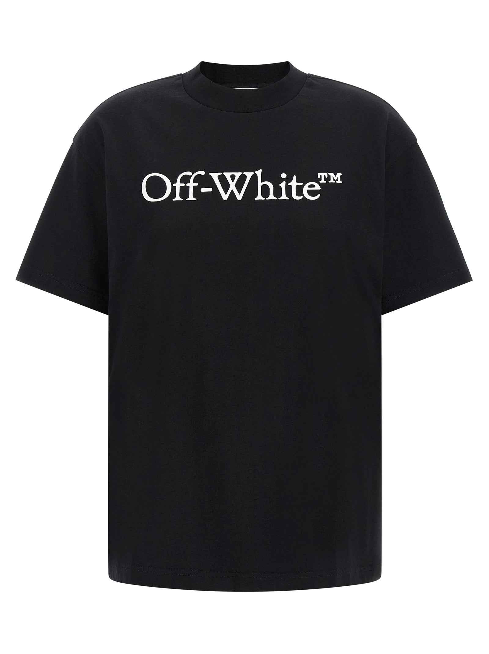 Off-White Black Cotton T-Shirt