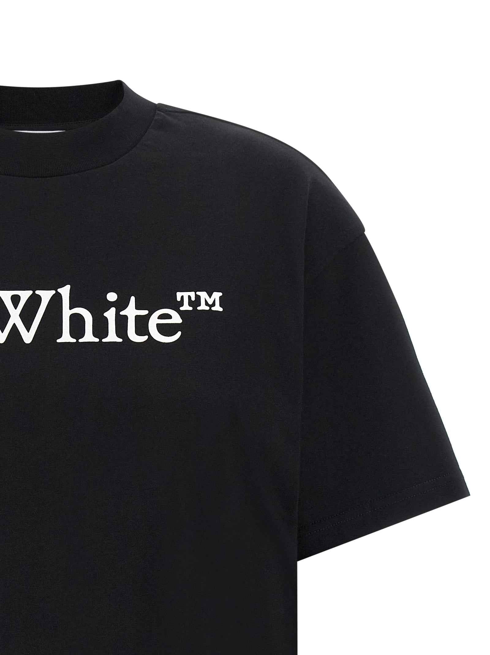 Off-White Black Cotton T-Shirt