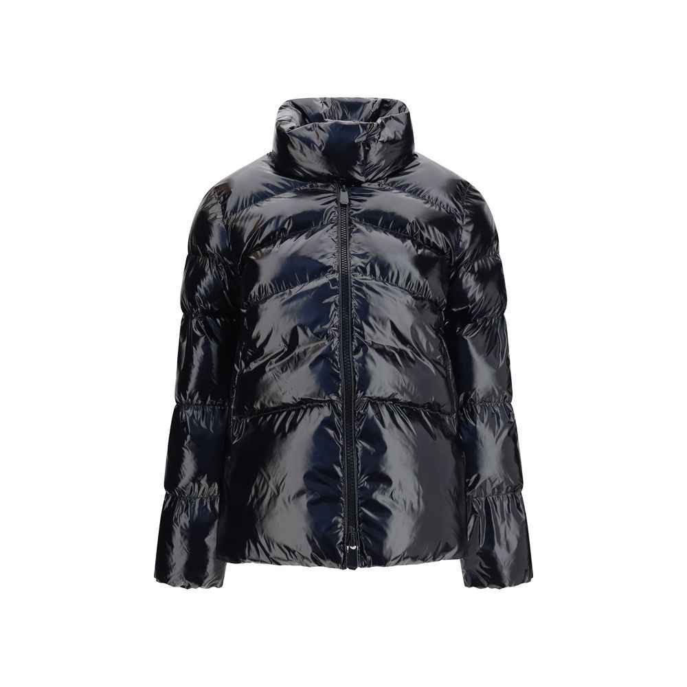PINKO Black Polyamide Full-Length Jacket
