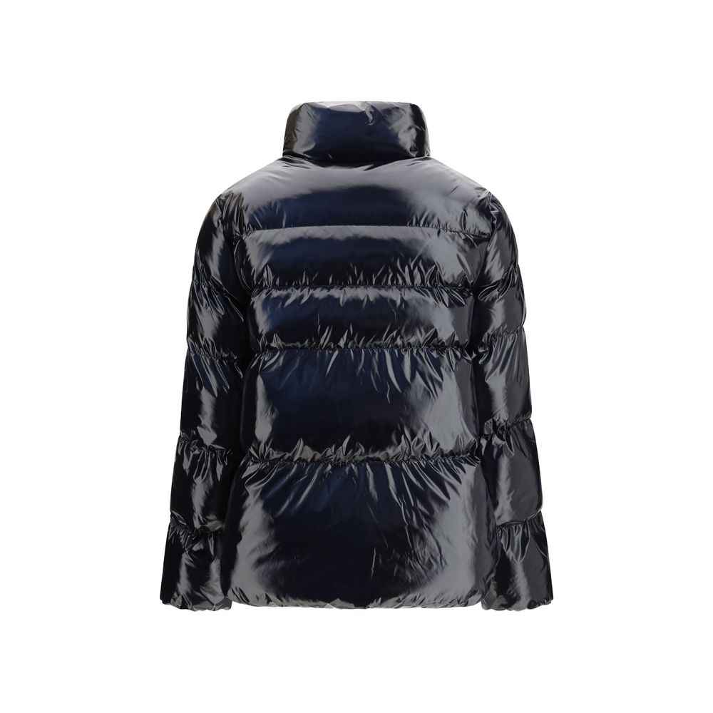 PINKO Black Polyamide Full-Length Jacket