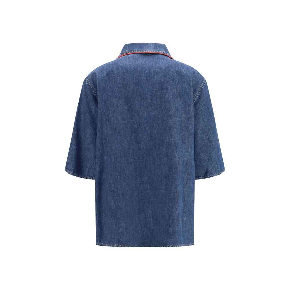Valentino Garavani Blue Denim Shirt