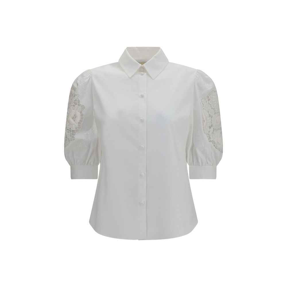 Valentino Garavani White Cotton Blouse