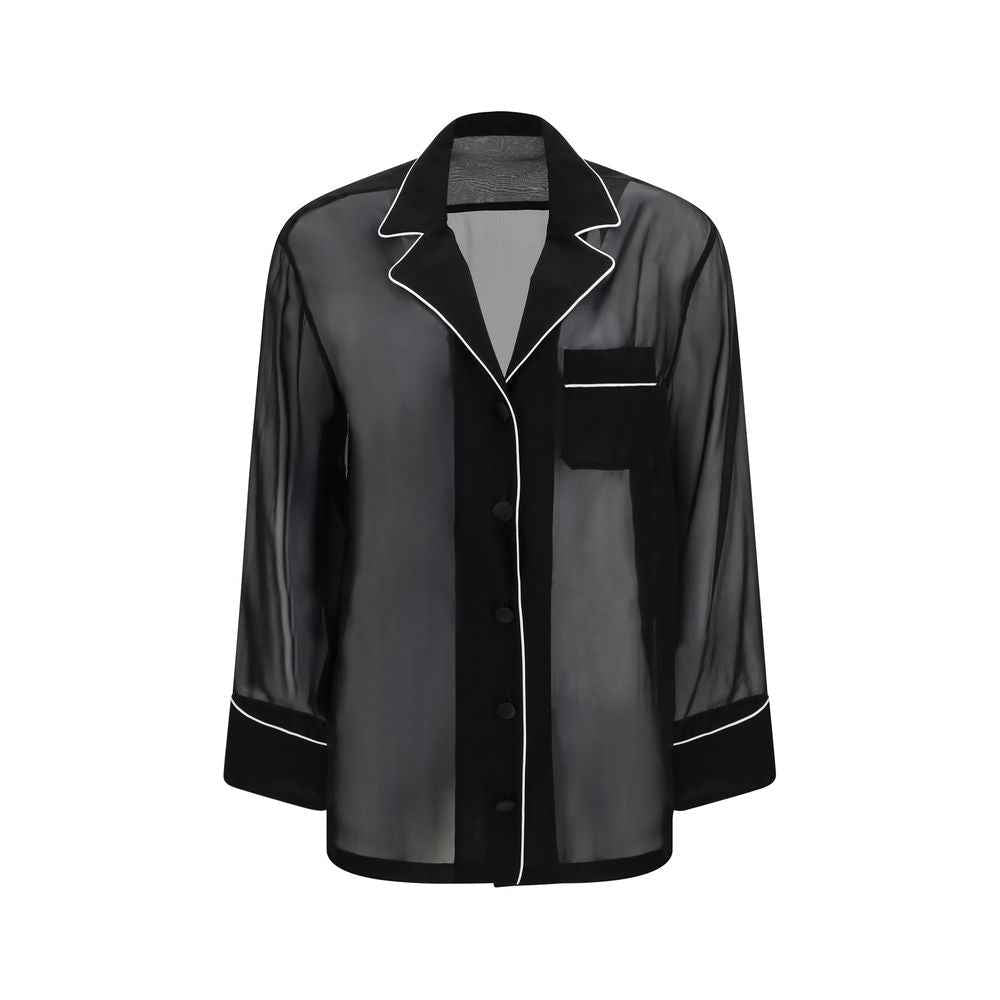 Dolce & Gabbana Black Silk Shirt