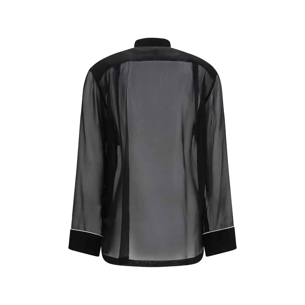 Dolce & Gabbana Black Silk Shirt
