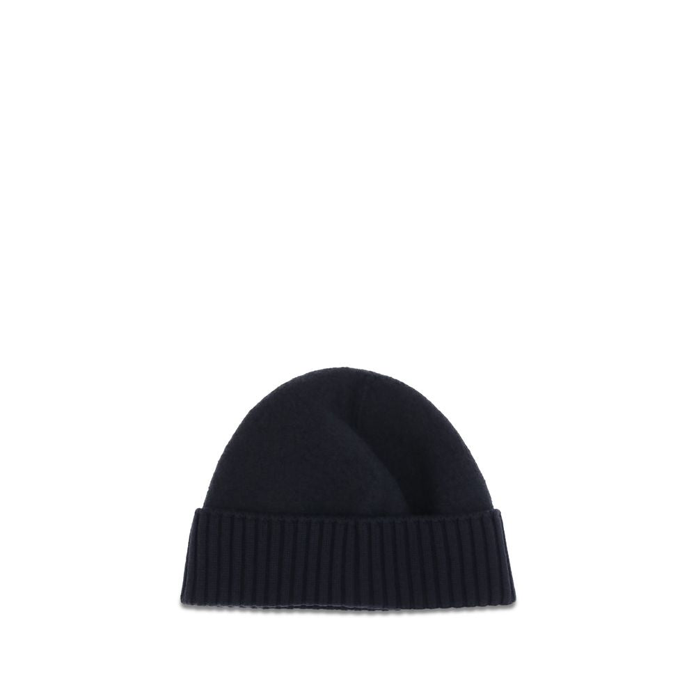 Dolce & Gabbana Black Wool Oves Aries Beanie