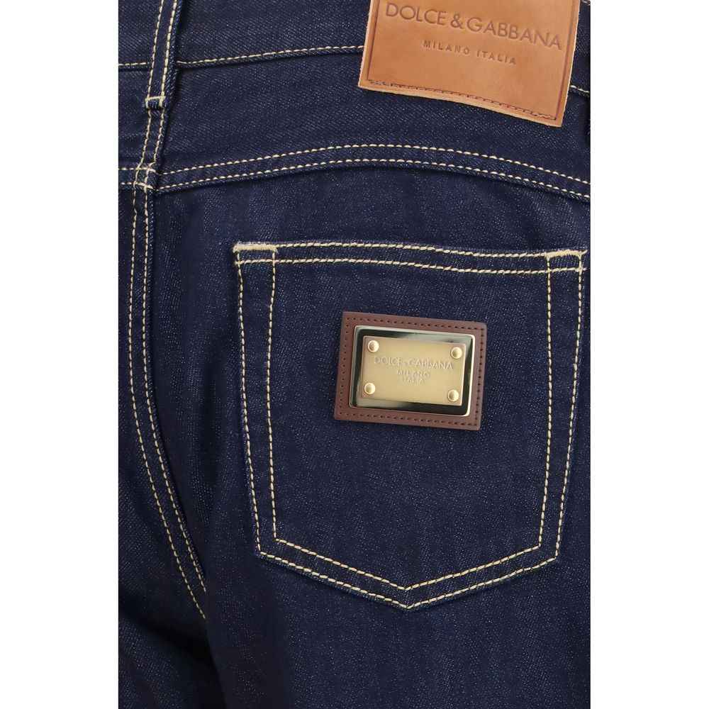 Dolce & Gabbana Blue Cotton Jeans Denim