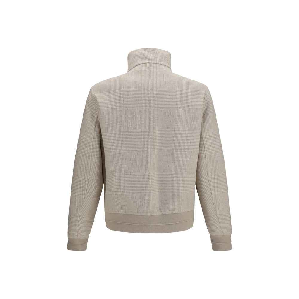 Brunello Cucinelli Beige Cashmere Full-Length Jacket