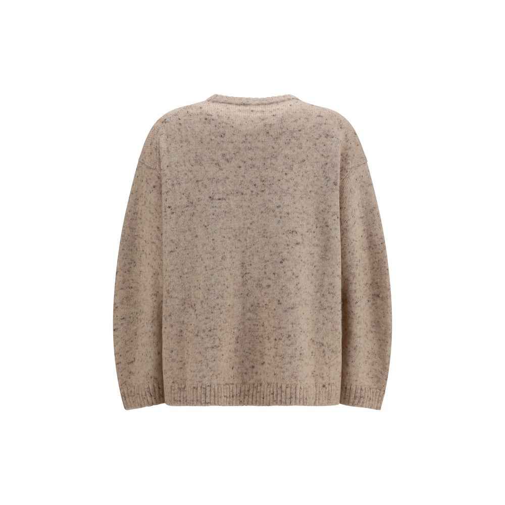 Fabiana Filippi Beige Wool Oves Aries Sweatshirt