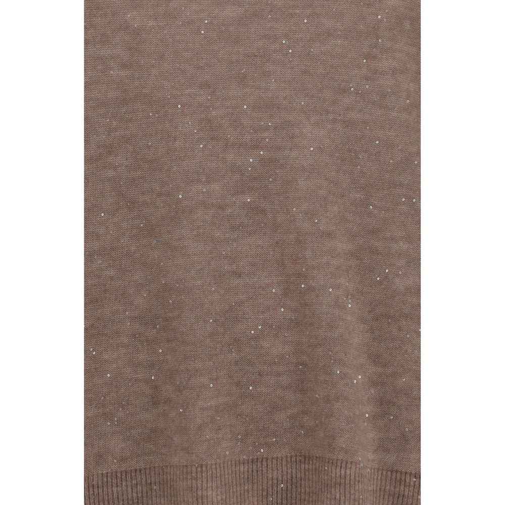 Fabiana Filippi Brown Wool Oves Aries Sweatshirt