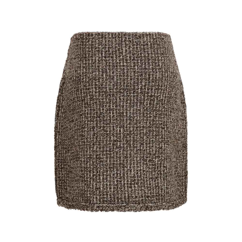 Fabiana Filippi Brown Polyamide Mini Skirt