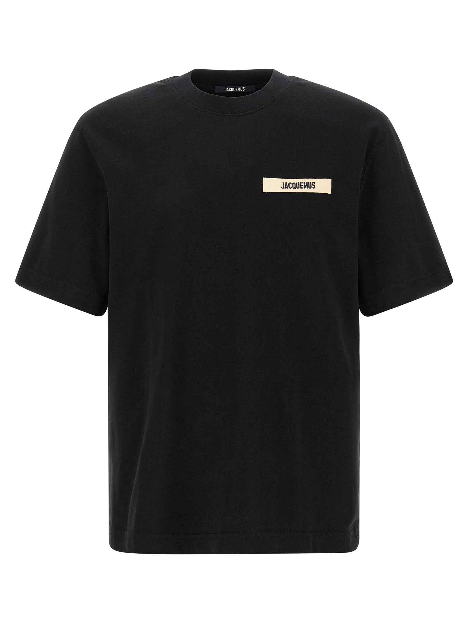 Jacquemus Black Cotton T-Shirt