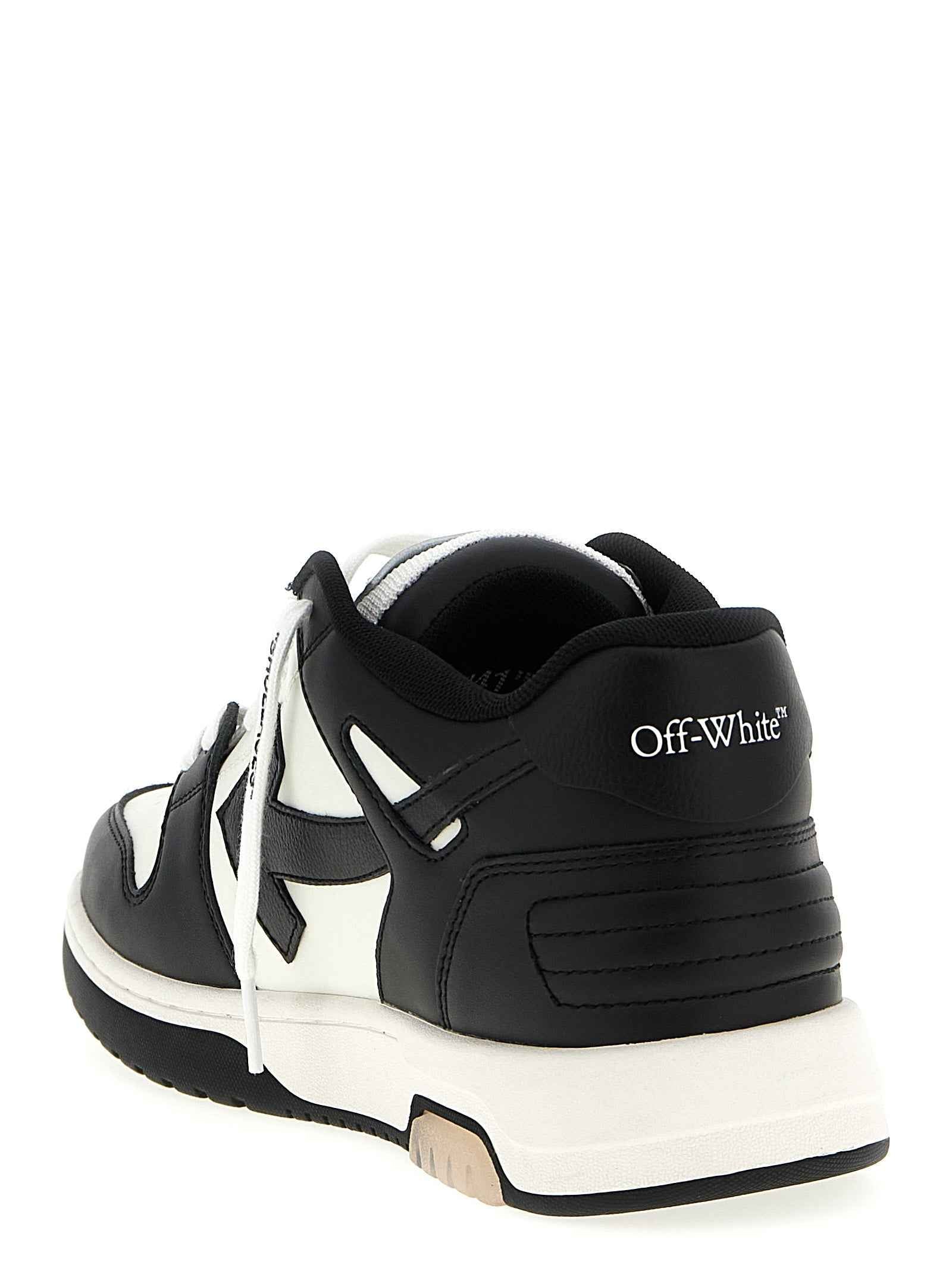Off-White Bicolor Calfskin Low Top Sneakers