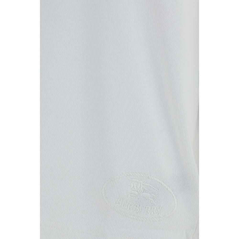 Burberry White Cotton Long Sleeve T-Shirt