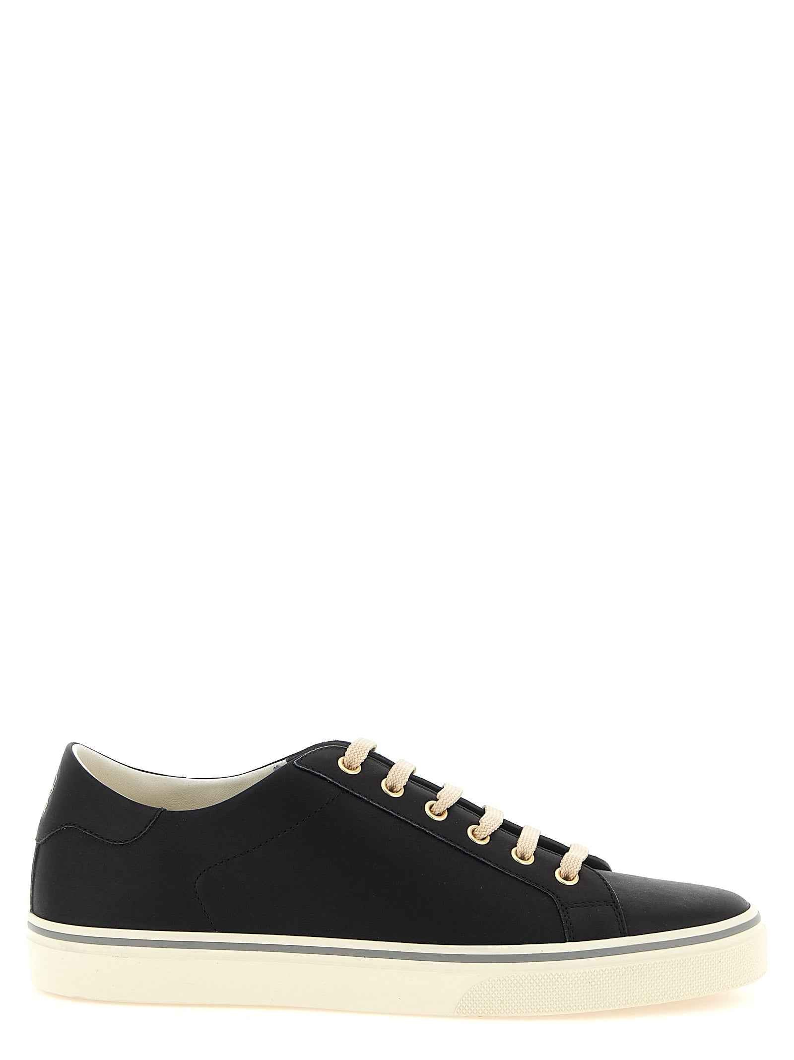 Brunello Cucinelli Black Calfskin Low Top Sneakers