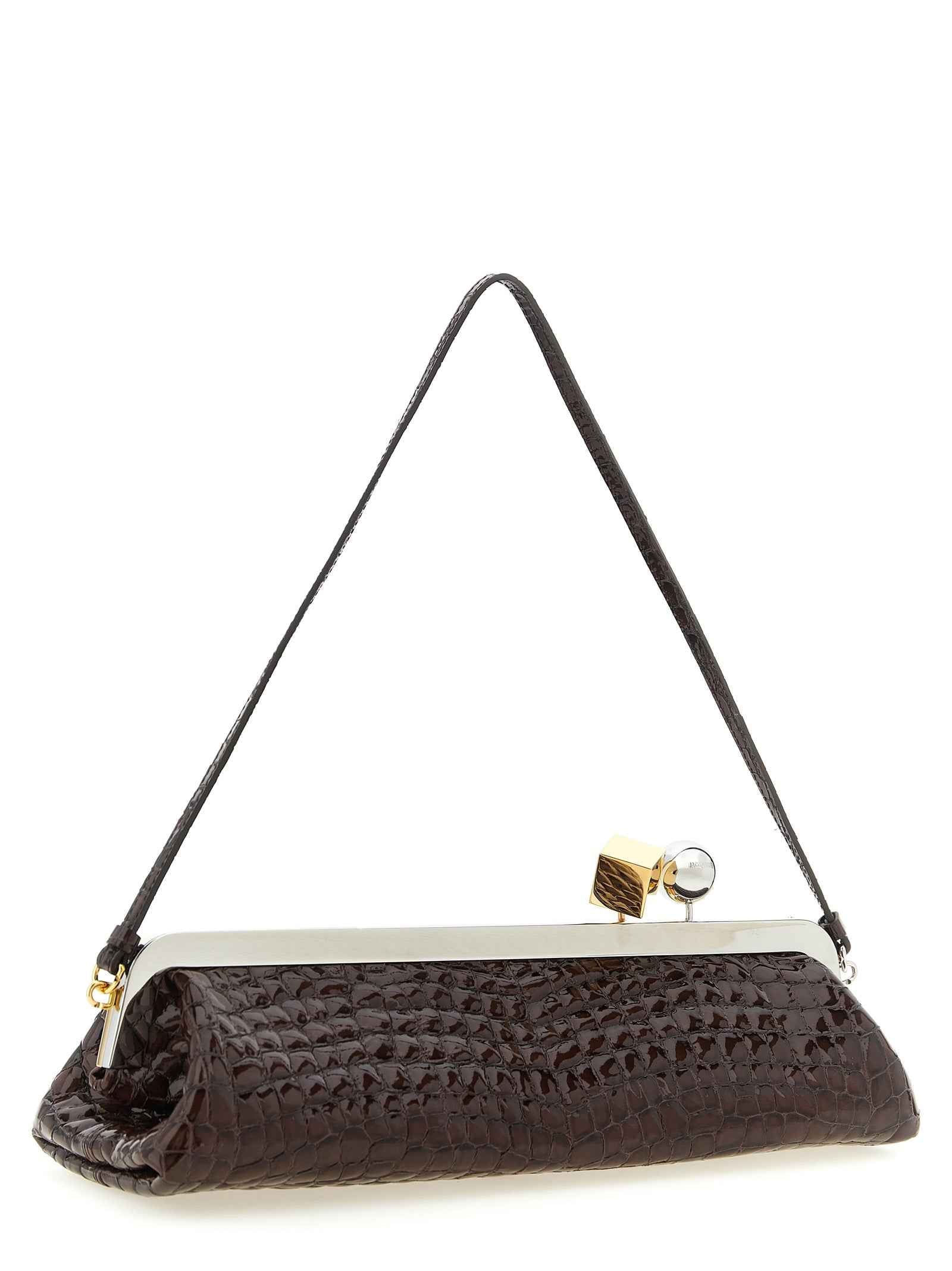 Jacquemus Brown Goatskin Clutch Bag