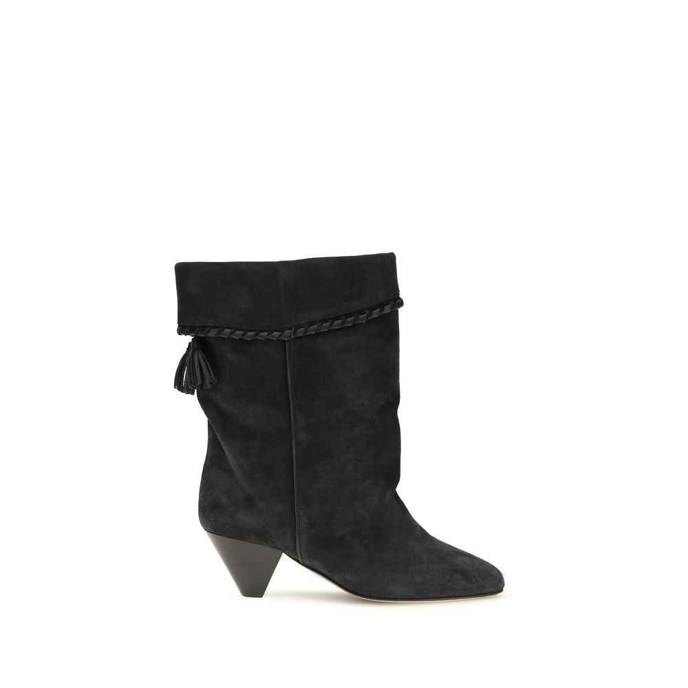 Isabel Marant Black Calf Leather Bos Taurus Boots