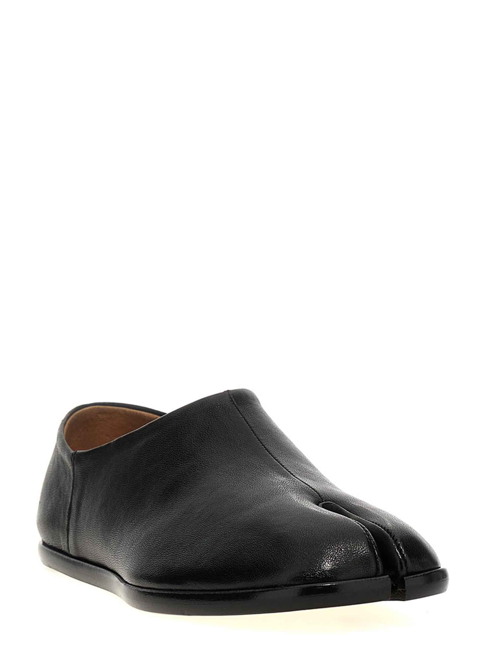 Maison Margiela Black Lamb Leather Ballet Flats