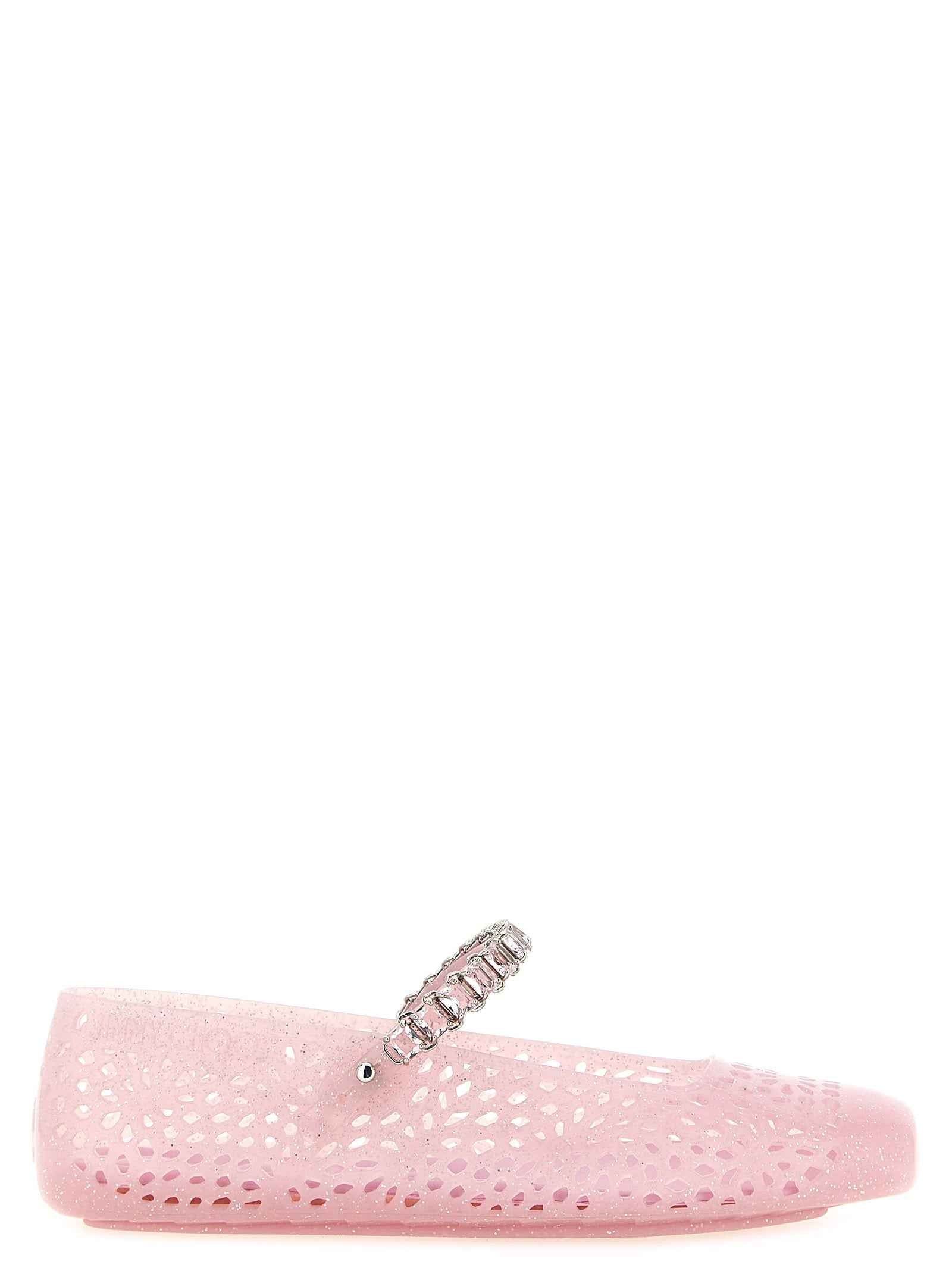 Jimmy Choo Multicolor Plastic Ballet Flats