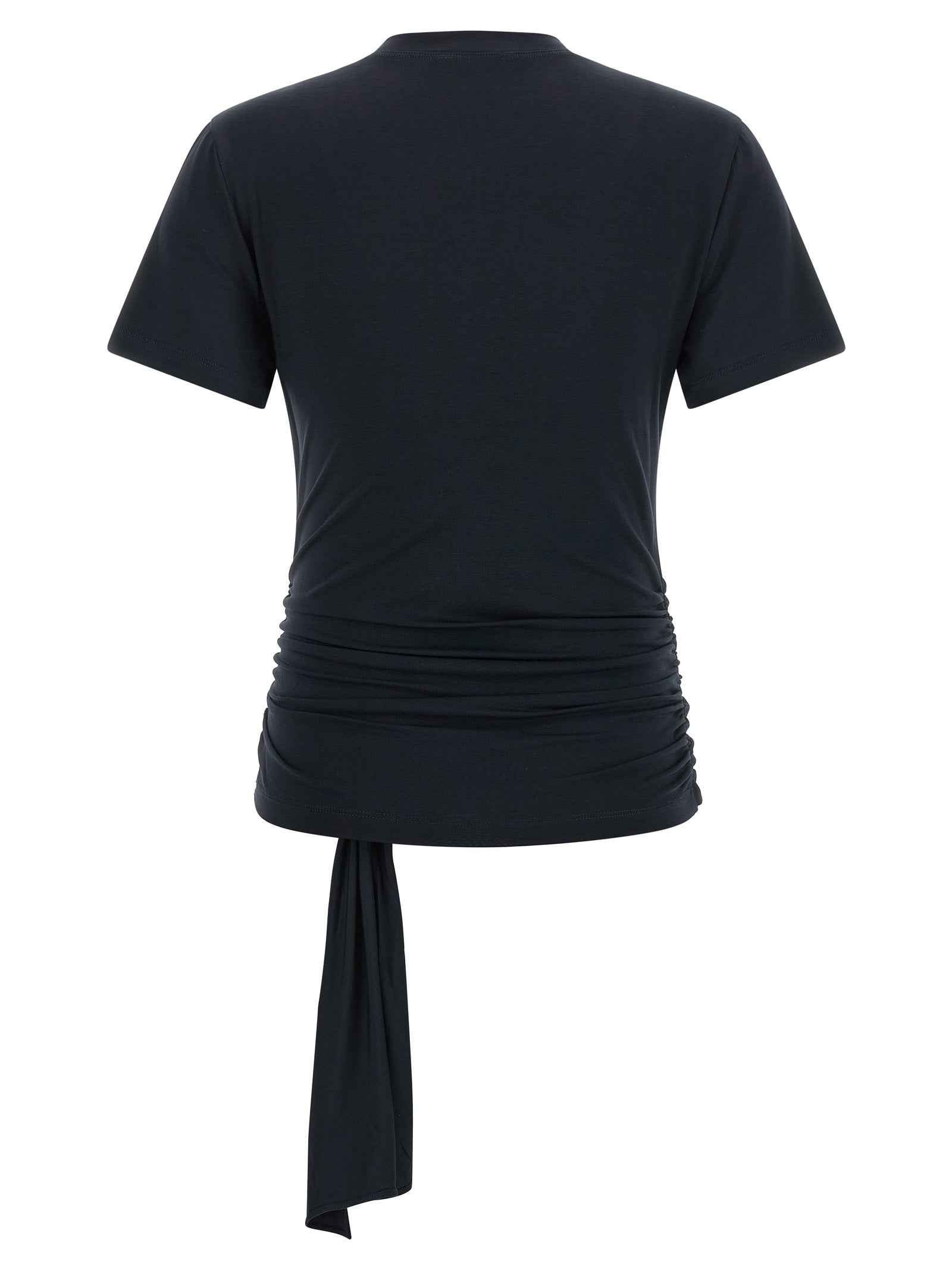 7 For All Mankind Blue Lyocell T-Shirt