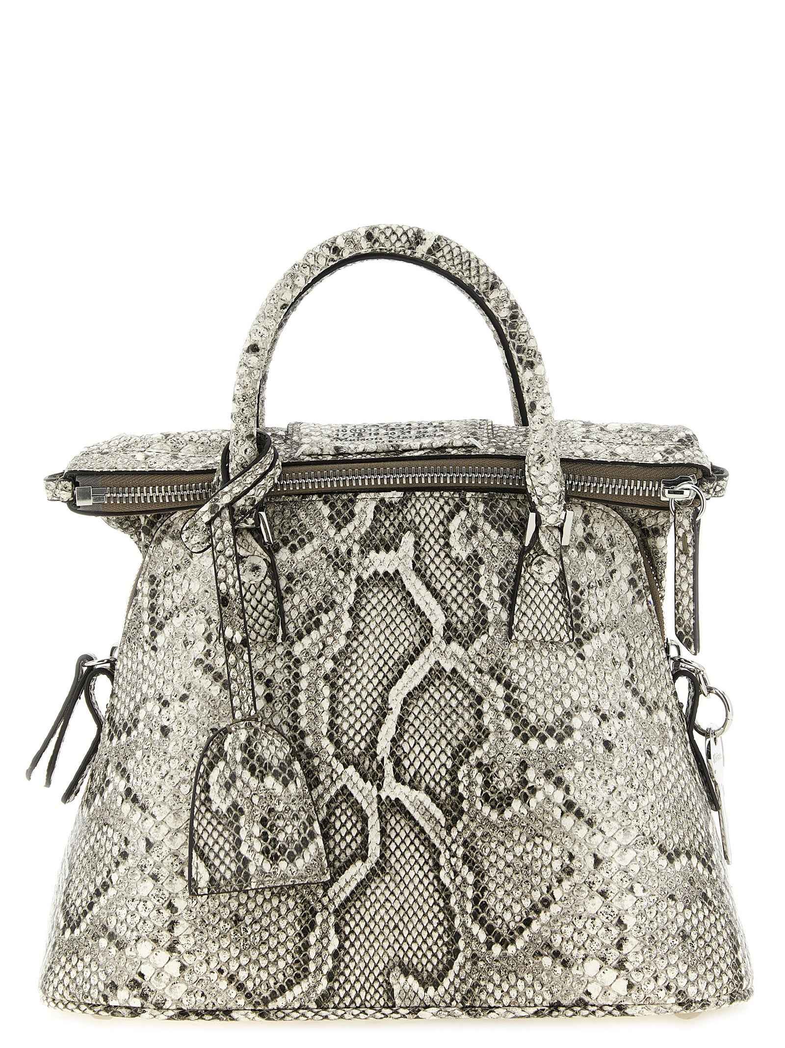 Maison Margiela Gray Goatskin Shoulder Bag