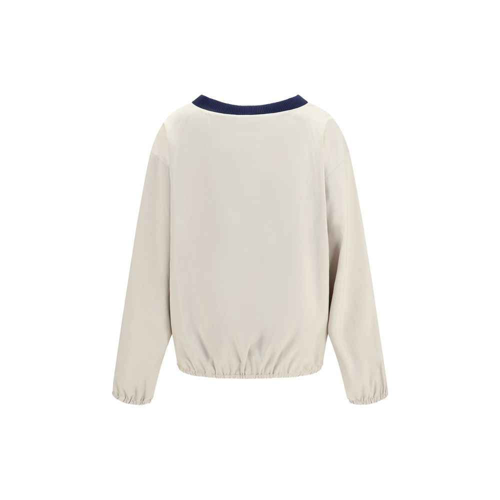 Miu Miu Beige Recycled Polyester Sweatshirt