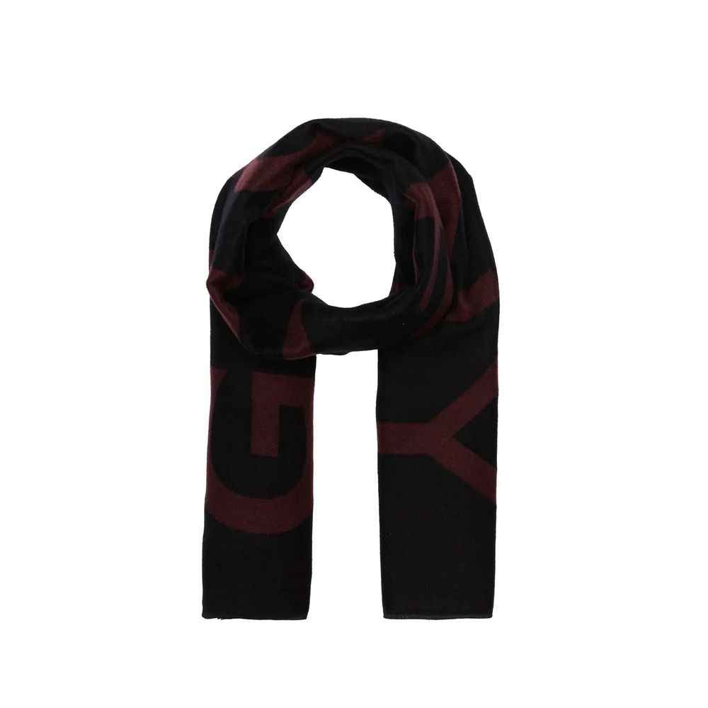 Givenchy Black Virgin Wool Foulard