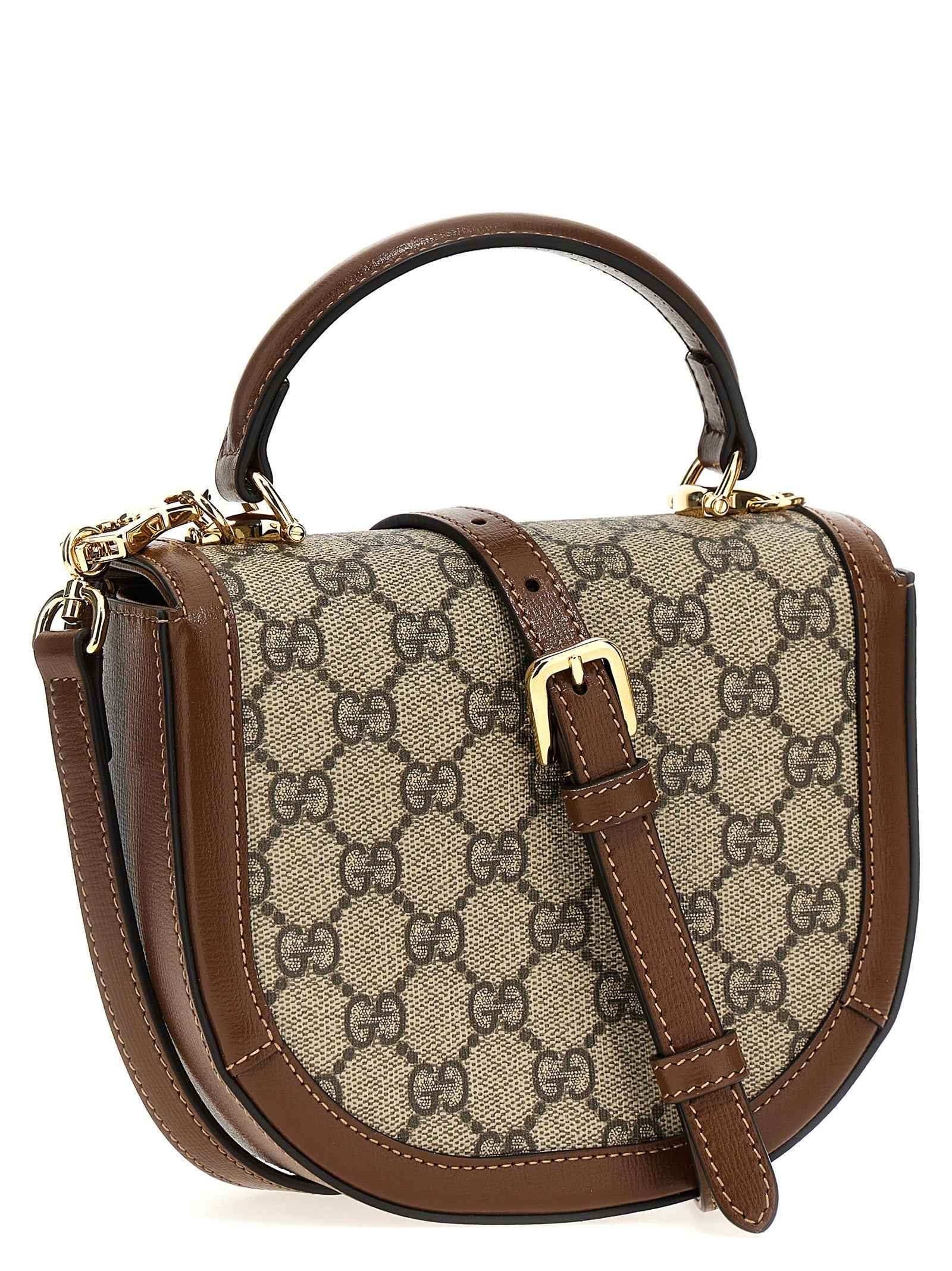 Gucci Brown Polyethylene Handbag