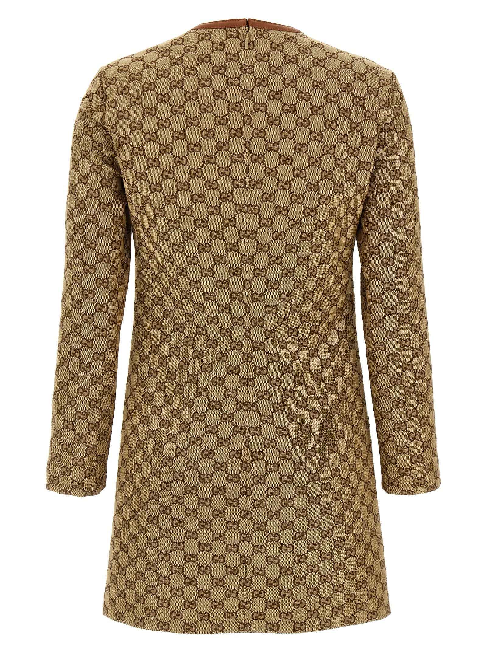 Gucci Beige Cotton Short Dress