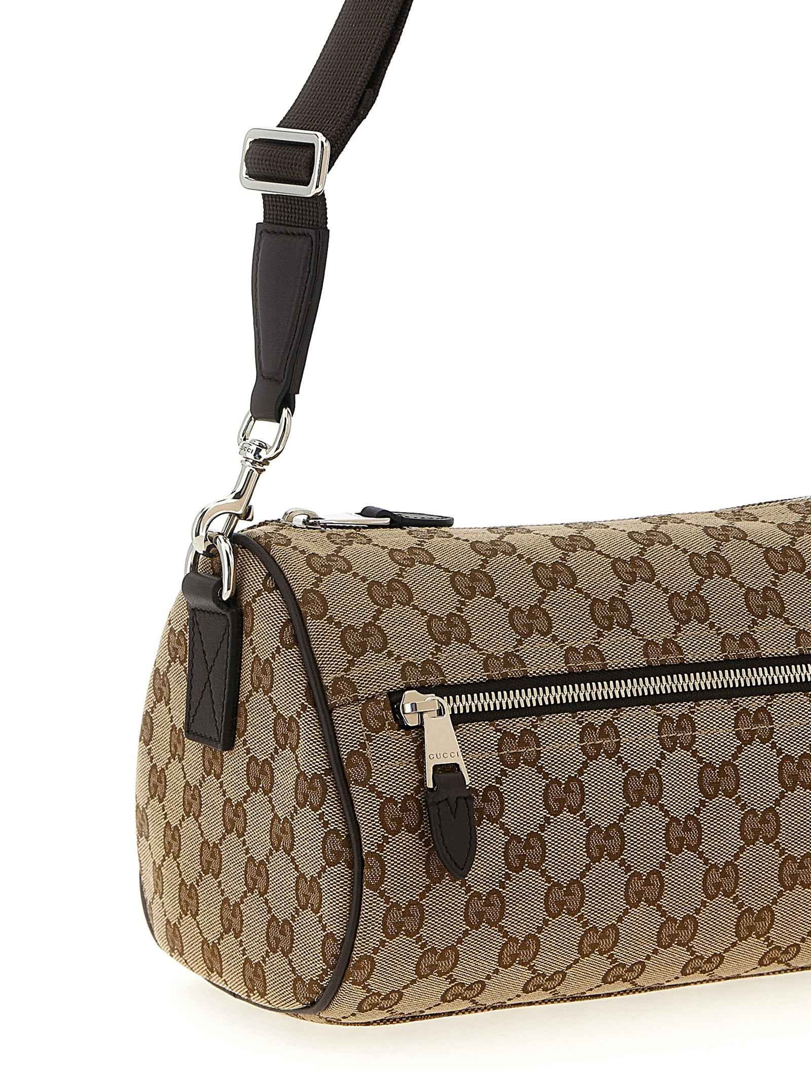 Gucci Beige Polyester Crossbody Bag