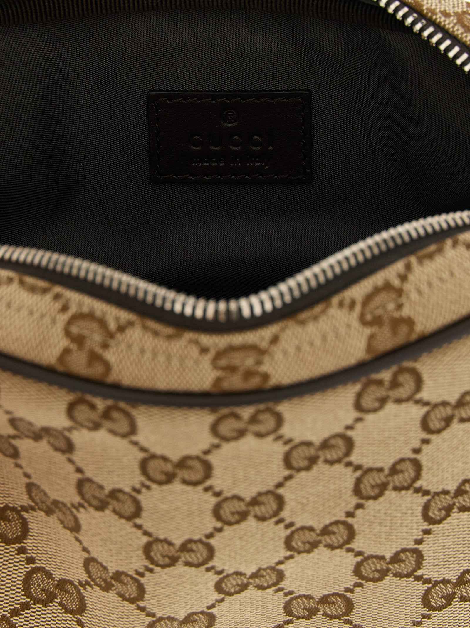 Gucci Beige Polyester Crossbody Bag
