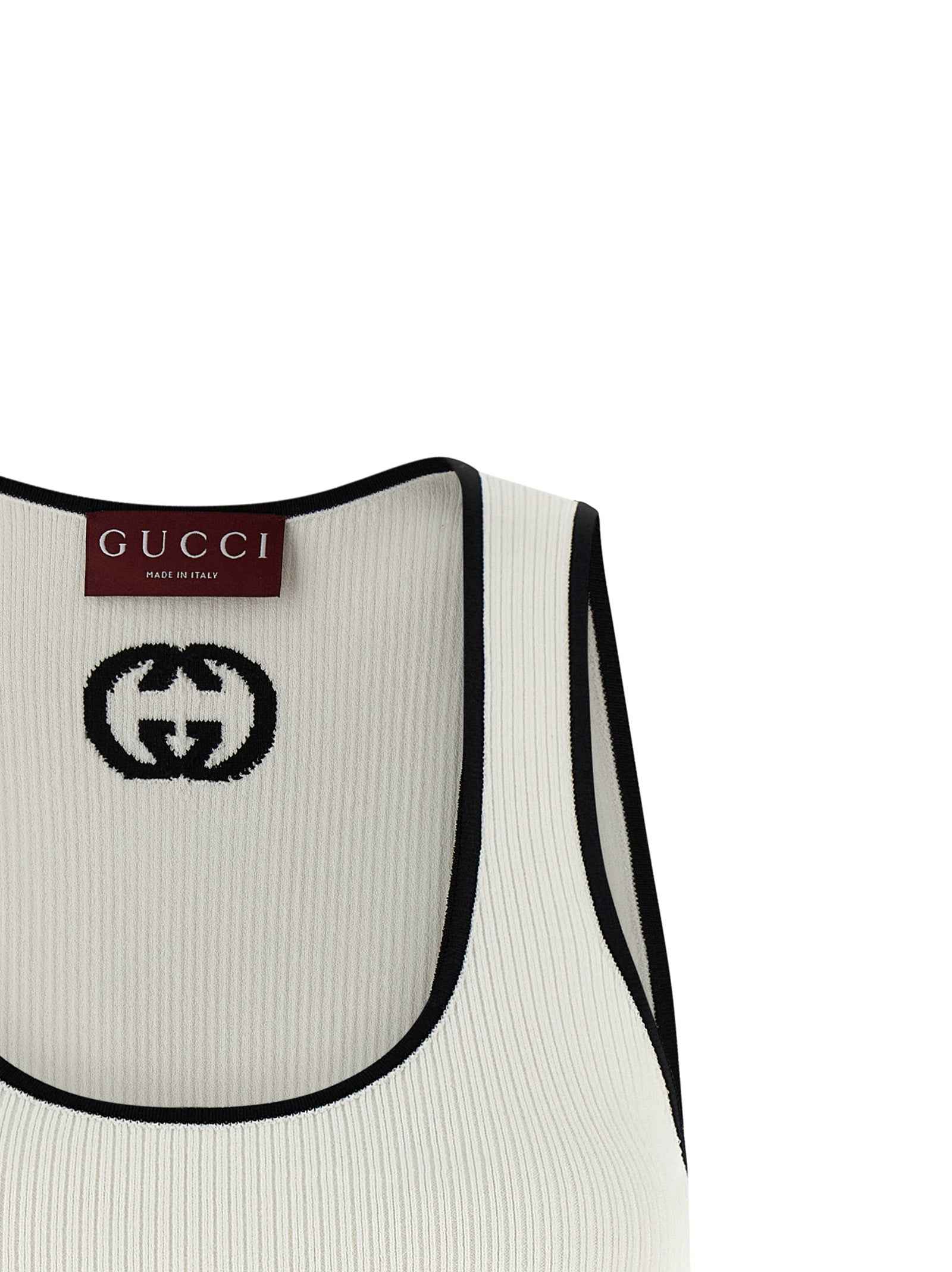 Gucci Bicolor Viscose Tank Tops